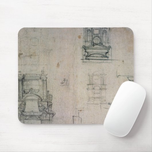 Inv. 1859 6-25-545. R. Entwirft für Gräber Mousepad (Mit Mouse)