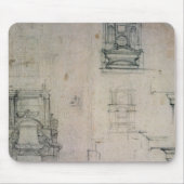 Inv. 1859 6-25-545. R. Entwirft für Gräber Mousepad (Vorne)