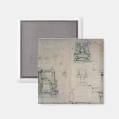 Inv. 1859 6-25-545 R. Muster für Gräber Magnet (Vorderseite/Rückseite)