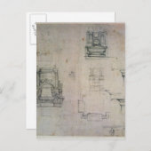 Inv. 1859 6-25-545 R. Muster für Gräber Postkarte (Vorne/Hinten)