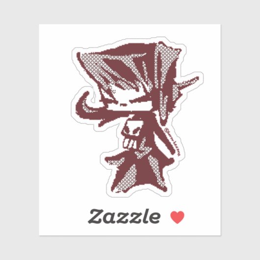 Invader Zim Gaz Membrane Nickelodeon Sticker (Blatt)