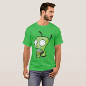 Invader Zim Gir Front Back Nickelodeon Cartoon fam T-Shirt (Vorne ganz)