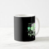 Invader Zim Mädchen Doom Grid Techno Split Face Ar Kaffeetasse (VorderseiteRechts)