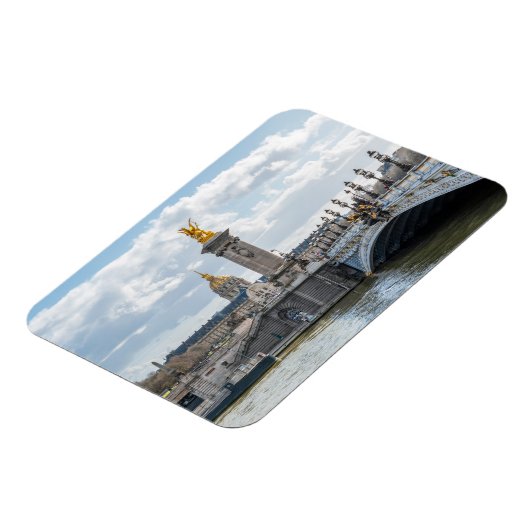 Invalides und Pont Alexandre III Brücke - Paris Magnet (Linke Seite)