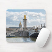 Invalides und Pont Alexandre III Brücke - Paris Mousepad (Mit Mouse)