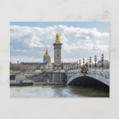 Invalides und Pont Alexandre III Brücke - Paris Postkarte (Vorderseite)