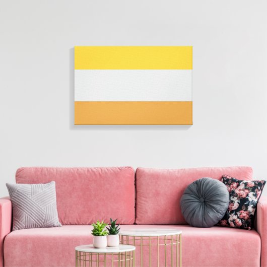 Invaliditätsflagge Leinwanddruck (Insitu (Wohnzimmer))