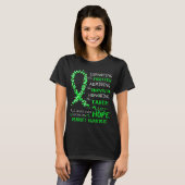Invaliditätskrieger, der den Kampf unterstützt T-Shirt (Vorne ganz)