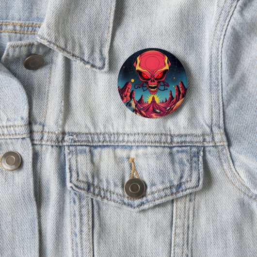 Invasion der Alien Button (Beispiel)