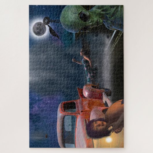 Invasion der Außerirdischen Puzzle (Vertikal)