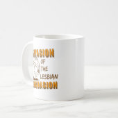 Invasion der lesbischen Überzeugung Kaffeetasse (Vorderseite Links)