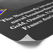 Invasion der Normandie-Poster Poster (Ecke)