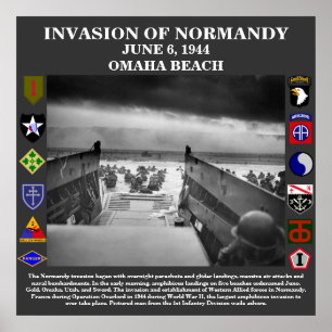 Invasion der Normandie-Poster Poster