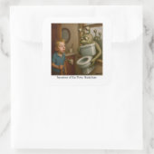 Invasion der Potty Snatchers Quadratischer Aufkleber (Tasche)