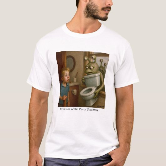 Invasion der Potty Snatchers T-Shirt (Vorderseite)