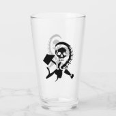 Invasion der russischen Sichel- und Hammerbäume Glas (Rückseite)