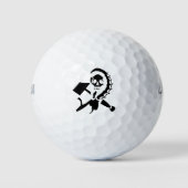 Invasion der russischen Sichel- und Hammerbäume Golfball (Vorderseite)