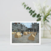 Invasion der Unkrautsamen Postkarte (Stehend Vorderseite)