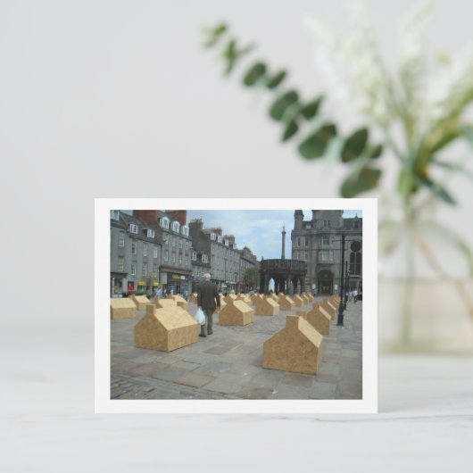 Invasion der Unkrautsamen Postkarte (Stehend Vorderseite)