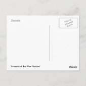 Invasion der Unkrautsamen Postkarte (Rückseite)