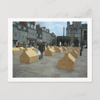 Invasion der Unkrautsamen Postkarte