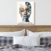 Invasion des Frühlings Leinwanddruck (Insitu (Schlafzimmer))