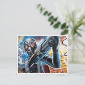 Invasion Postkarte (Stehend Vorderseite)