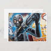 Invasion Postkarte (Vorne/Hinten)