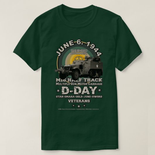 Invasionsoperation Overlord 1944 T-Shirt (Design vorne)