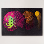 Invasoren der Weltraumkönige Puzzle (Horizontal)