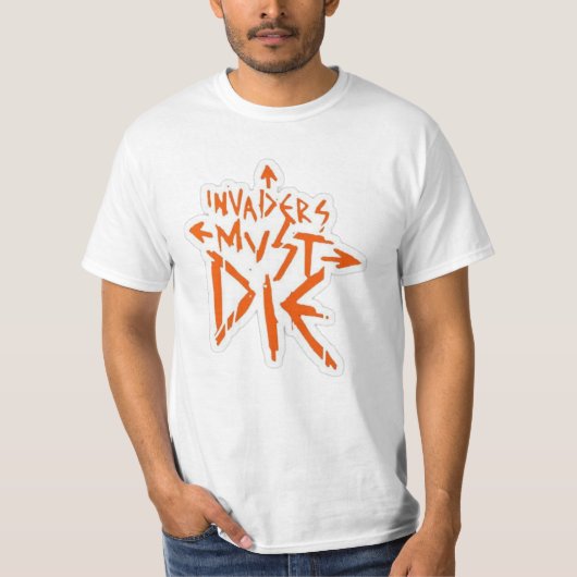 Invasoren müssen Mens T Shirt Die (Vorderseite)