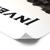 Inventive Spirit Steampunk Young Woman Poster (Ecke)