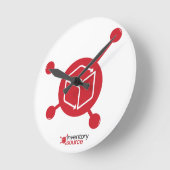 InventorySource.com automatisierte Inventar-Uhr Runde Wanduhr (Winkel)