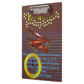 Inventurübersicht des Managers Klemmbrett (Links)