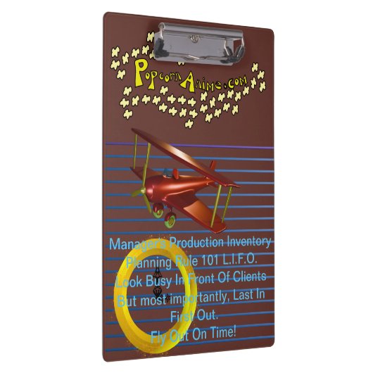 Inventurübersicht des Managers Klemmbrett (Rechts)