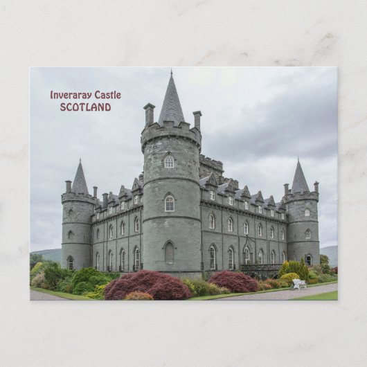 Inveraray Castle Scotland Postkarte (Vorderseite)