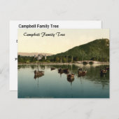 Inverary Castle and Bridge, Schottland Postkarte (Vorne/Hinten)