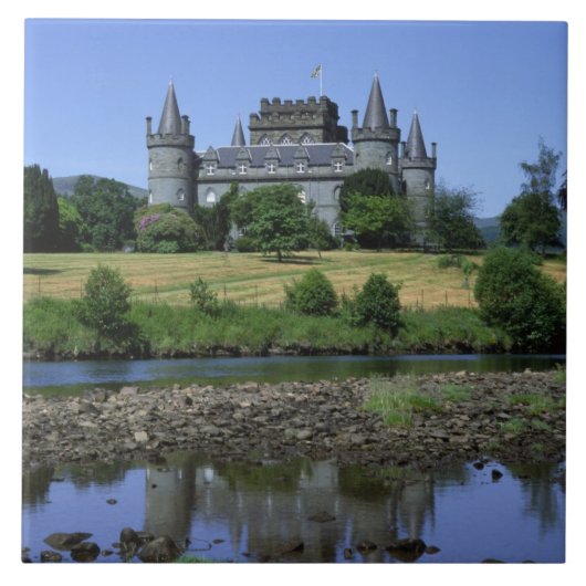 Inverary Castle, Strathclyde, Schottland Fliese (Vorderseite)