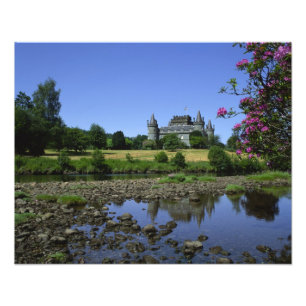 Inverary Castle, Strathclyde, Schottland Fotodruck