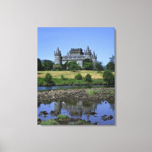 Inverary Castle, Strathclyde, Schottland Leinwanddruck (Vorderseite)