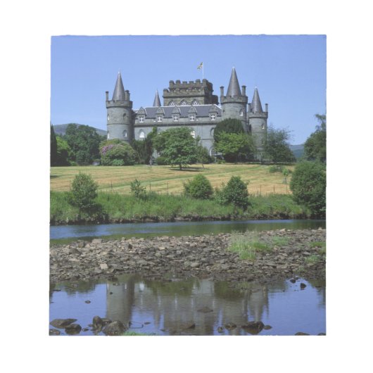 Inverary Castle, Strathclyde, Schottland Notizblock (Vorderseite)