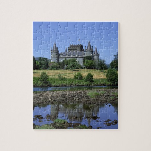 Inverary Castle, Strathclyde, Schottland Puzzle (Vertikal)