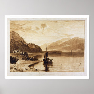 Inverary Pier, 1859-61 (engraving) Poster