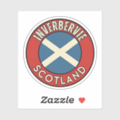 Inverbervie, Schottland Aufkleber (Blatt)