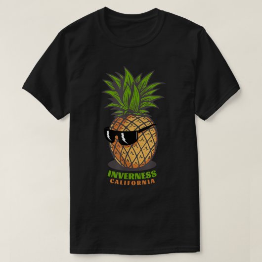 Inverness California CA Niedliche Ananas Sonnenbri T-Shirt (Design vorne)