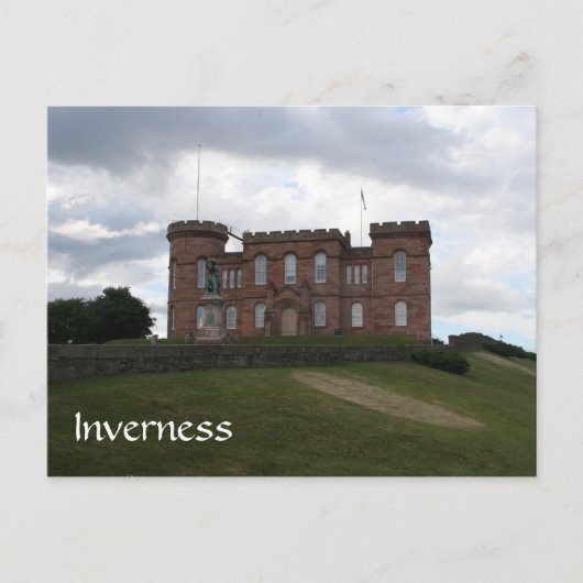 Inverness Castle Hill Postkarte (Vorderseite)