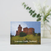 Inverness Castle, Schottland Postkarte (Stehend Vorderseite)