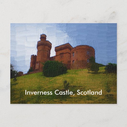 Inverness Castle, Schottland Postkarte (Vorderseite)