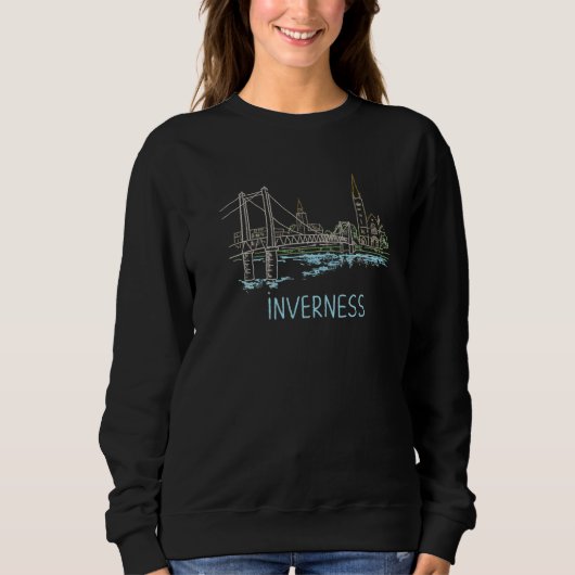 Inverness City Scotland UK souvenir  for men women Sweatshirt (Vorderseite)