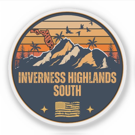 Inverness Highlands South, Florida Aufkleber (Vorderseite)